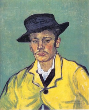 marriage portrait of isaac massa en beatrix van der laen Painting - Portrait of Armand Roulin Vincent van Gogh